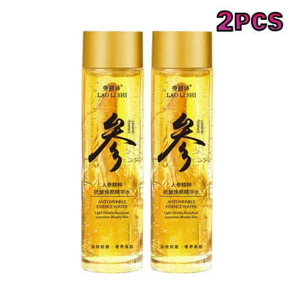 Ginseng Face Serum Lifting Firming Anti-aging Essential Oil Anti Wrinkle Fade Fine Line Nourishing Moisturizing Skin Care 120ml