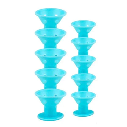 Flexible Hair Curling Rods – 10PCS No-Heat Soft Foam Hair Rollers
