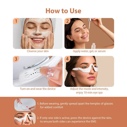 Anti-Aging Eye Massager Eyes Fatigue Relief Relaxation Relieve Dark Circles EMS Eye Care Massage