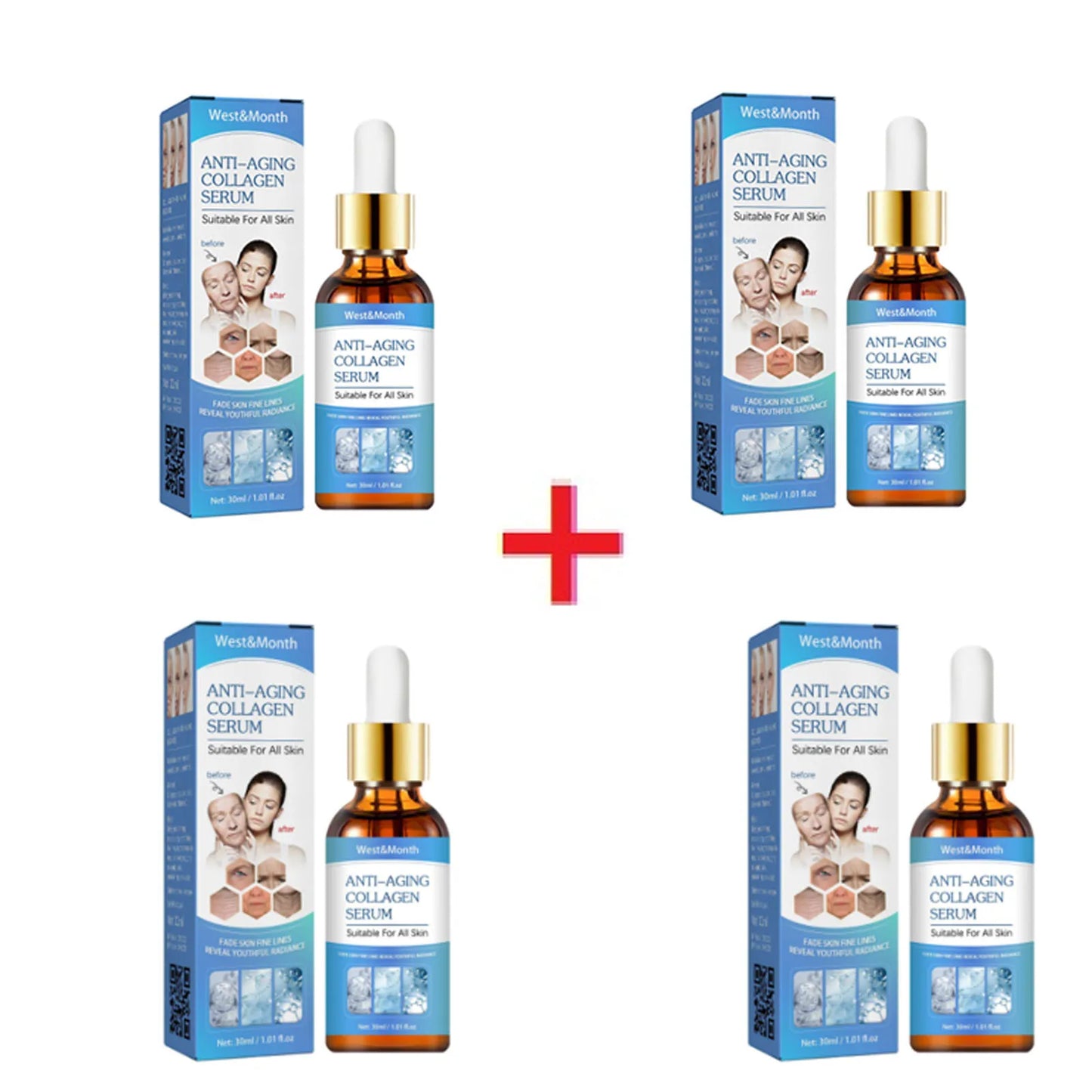 Wrin-kle Removal Serum Lightening Forehead Fine Lines Repair Tighten Lifting Nourishing Brightening Collagen Anti Ag-ing Essence