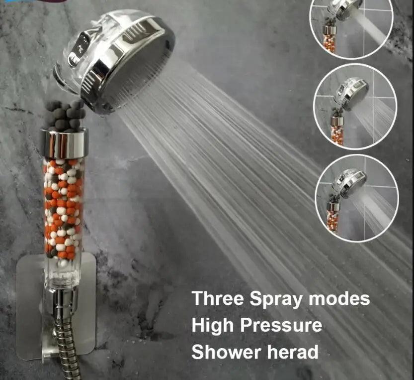 New 3 Functions High Pressure SPA Shower - JZ collection