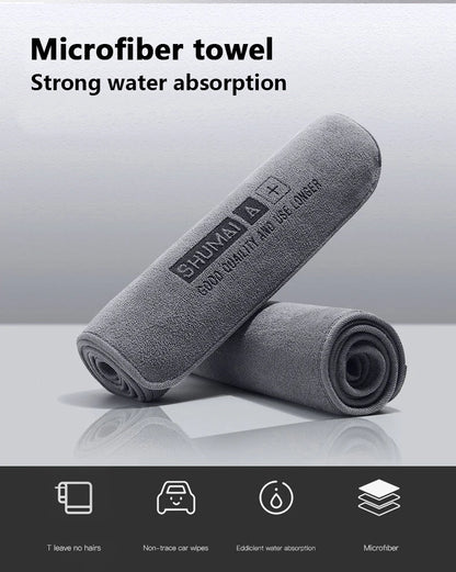 Car Wash High End Microfiber Towel Car Cleaning Drying Cloth Hemming Car Care Cloth Detailing Wash Towel