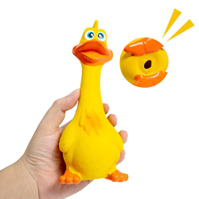 3pcs  Latex Screaming Chicken Toys Eco Friendly TPR Pet