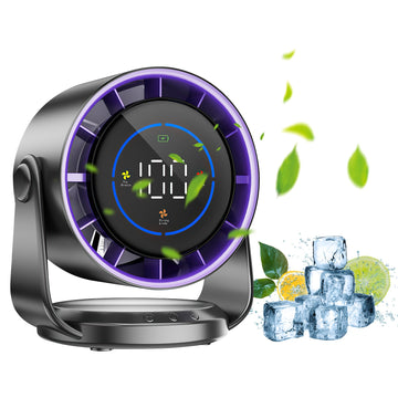 1Pc Desk Fan Battery Operated Wall Mounted Fan Rechargeable